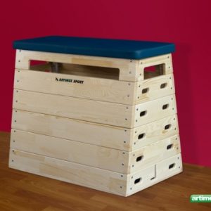 Plinto legno a 5 cassoni, Cod. 219