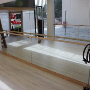 Sbarra danza, 2.5 m, supporto simple, codice 113-simple