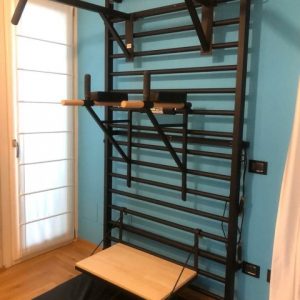 Step up platform per spalliere in legno e metallo, codice 45891