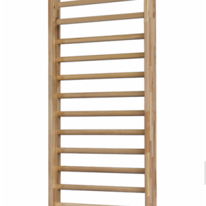 Spalliera Torino, 2300x1000x115 mm, 16 pioli, Faggio, Cod. 221-F-2-Reha