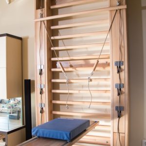 Spalliera multifunzionale SuperGym, 2,4x1.4 m, 14 pioli, Faggio, codice 280